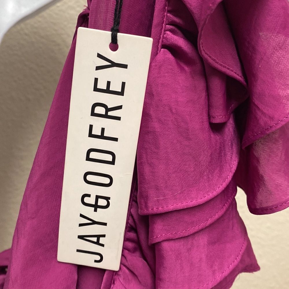 Jay Godfrey Ruffled Romper Size 4 - Picture 3 of 7